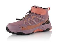 Fusskleidung® Damen Herren Winterstiefel wasserdichte Warm Gefütterte Wanderschuhe Lila Pink EU 41