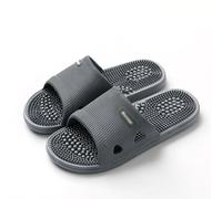 Fußmassage Schuhe Akupressur Hausschuhe, Linderung Neuropathie Arthritis Plantarfasziitis Schmerz, Geschenk für Mama Papa(Size:40/41 EU,Color:Dunkelgrau)