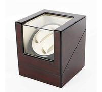 Futchoy 2+0 Uhren Automatisch Watch Winder Holz Uhrenbeweger Automatikuhren Box Device, Automatischer Uhrenaufzug, Uhrenbox aus Holz,3 Richtungseinstellungen