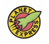 Futurama Rucksack Patch Planet Express Shirt Patches zum Aufbügeln oder Aufnähen auf Patches für Kleidung Kleidung Patch Applikation Patches für Rucksäcke