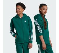ADIDAS Kinder Kapuzensweat Future Icons 3-Streifen (IX3639) 140 CGREEN/WHITE