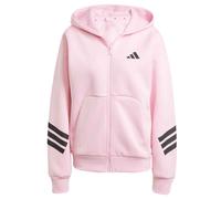 Future Icons 3-Streifen Kapuzenjacke Damen-Pink-S