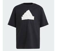 Adidas Future Icons Logo Piqué Kinder T-Shirt, schwarz 164