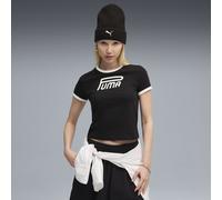 FUTURE.PUMA.ARCHIVE Graphic Slim T-Shirt Damen, Kleidung, Schwarz, L Black