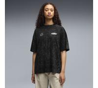FUTURE.PUMA.ARCHIVE Washed Oversized Graphic T-Shirt Damen, Kleidung, Schwarz, XL