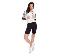 Futuro Fashion Damen Leggings aus Baumwolle, hohe Taille, für Radsport, Fitnessstudio, LKW Gr. 48, Schwarz