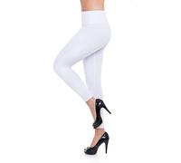 FUTURO FASHION Damen Leggings in voller Länge mit Fleece Futter - Winter Dicke Damen-Leggings aus Baumwolle mit hoher Taille warme Thermo Leggings, Übergrößen