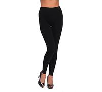 FUTURO FASHION® - Damen Leggings mit hohem Bund - knöchellang - auch in Übergrößen - LWP - Schwarz - 58