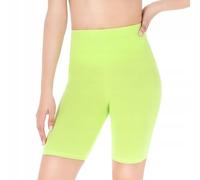 FUTURO FASHION Damen Radlerhose Baumwolle Hoher Bund Atmungsaktive Stretch Shorts Weich & Bequem