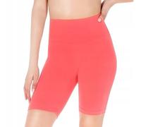 FUTURO FASHION Damen Radlerhose Baumwolle Hoher Bund Atmungsaktive Stretch Shorts Weich & Bequem