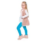 FUTURO FASHION Mädchen Leggings Baumwolle - Kinderleggings 2-13 Jahre (Größe 92-158), Atmungsaktiv, Blickdicht & Bequem, Viele Farben für Schule & Freizeit Türkis 10 Jahre