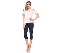 FUTURO FASHION® Premium - Leggings mit 3/4-Länge - blickdichte Baumwolle - hochwertig - F34PR - Dunkelblau - 36