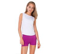 FUTURO FASHION Radlerhose Damen Weiche Baumwoll-Shorts elastische Hotpants Yoga-Höschen atmungsaktive Sommer Kurze Leggings für Damen, Größen 36-50