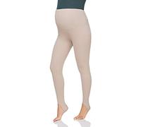 FUTURO FASHION - Schwangerschaftsleggings für den Winter - mit Steg - bequem & stützend - weich mit Fleecefutter - PREG-LS - Beige - 36