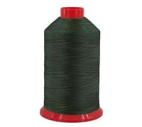 fuwi HT Ledergarn Stärke 10 - Sattlergarn & Polstergarn extra dick - Hochfest, UV-beständig, 15.600 cN Reißkraft - Zwirn 1 mm für Leder & Outdoor, 725 Meter (0078 Dunkelgrün)