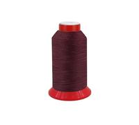 fuwi HT Ledergarn Stärke 20, Sattlergarn Extra Stark - Hochfestes UV Stabiles Nähgarn für Leder, Jeans, Polster & Outdoor - Reißfester Zwirn aus Polyester, Länge: 500 Meter (0036 - Kastanienbraun)