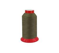 fuwi HT Ledergarn Stärke 20 - Sattlergarn & Jeansgarn extra stark - hochfest, UV-beständig, 9.300 cN, Zwirn 0,5 mm, Nadel Nm 140-160 für Industriemaschinen, 500 Meter (0079 Olivegrün)