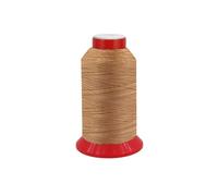 fuwi HT Ledergarn Stärke 20 - Sattlergarn & Jeansgarn extra stark - hochfest, UV-beständig, 9.300 cN, Zwirn 0,5 mm, Nadel Nm 140-160 für Industriemaschinen, 500 Meter (0424 Beige)