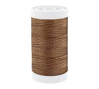 fuwi HT Ledergarn Stärke 20 - Sattlergarn & Jeansgarn extra stark - hochfest, UV-beständig, 9.300 cN, Zwirn 0,5 mm, Nadel Nm 140-160 für Industriemaschinen, 100 Meter (0026 blasses Braun)