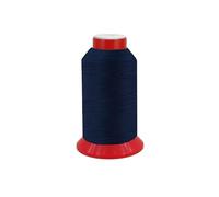 fuwi HT Ledergarn Stärke 20 - Sattlergarn & Jeansgarn extra stark - Hochfestes UV-beständiges Nähgarn für Leder, Jeans, Polster & Outdoor - Reißfester Zwirn, 500 Meter (0158 Perlnachtblau)