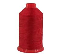 fuwi HT Ledergarn Stärke 20 - Sattlergarn & Jeansgarn extra stark - Hochfestes UV-beständiges Nähgarn für Leder, Jeans, Polster & Outdoor - Reißfester Zwirn, 1500 Meter (0218 Rot)