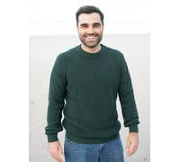 FUXBAU 4Seasons Männer Strickpullover waldgrün L