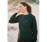 FUXBAU Frauen fux Sweater meliert grün meliert S