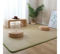 FUYAO Japanische Tatami-Bodenmatte, Rutschfester, atmungsaktiver Teppich aus natürlichem Rattan, Faltbare Sommer-Schlafmatte für den Innenbereich, für Wohnzimmer, Schlafzimmer, Krabbelspielmatte