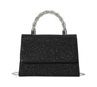 FUZYXIH Abendtasche für Damen, glitzernde Pailletten, Umhängetasche mit Umhängetasche, Kettenriemen, Handtasche für Arbeit und Party, trendige Schultertasche