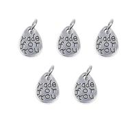 FUZYXIH Retro Tibetan Silber Marine Schmuckanhänger, Schmuckzubehör, ideal für handgefertigte Geschenke und Modeaccessoires Vintage Tibetan Silber Charm
