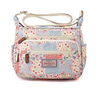 FUZYXIH Umhängetasche mit Blumenmuster, Messenger Tasche, Handtasche, Geldbörse, Einkaufen, große Kapazität, Umhängetasche für den Alltag, große Kapazität, für Frauen