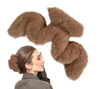 Fuzzy Haarspangen | Plüsch-Haarklammer in gewellter Form - Zubehör für