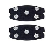 FVPKYUR 2 Paar Anti-Rutsch-Schuhüberzüge, 10x5cm Ice Klampen Schuhkrallen, Kletterschuhe Schneegriffe, Eiskrallen Für Schuhe Und Stiefel, Für Wandern, Schnee, Winter Outdoor, Trekking