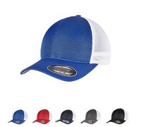 FX360T Flexfit Flexfit 360 Omnimesh Kappe 2-farbig Royal S/M