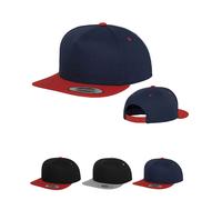 Flexfit Classic 5 Panel Snapback Frauen in Gr. ONE_SIZE in Grau