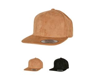 FX6089SU FLEXFIT Wildlederoptik Kappe mit Snapback-Verschluss Khaki One Size