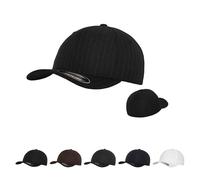 Flexfit Nadelstreifen Herren Mütze Mehrfarbig, schwarz/weiß, L/XL