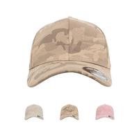 FX6277LC FLEXFIT Kappe mit Ziernähte Dark Beige Camo L/XL