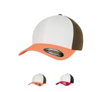 FX6277TT FLEXFIT Kappe dreifarbiger Style integriertes Gummiband