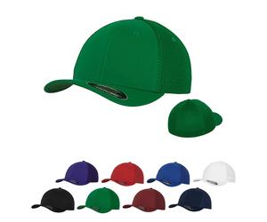 FX6533 FLEXFIT Kappe Wind- und wasserresistent mit Gitternetz Green S/M