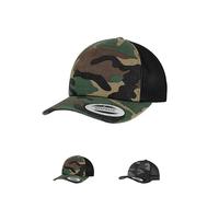 FX6606C FLEXFIT Kappe mit Camo-Druck Dark Camo One Size