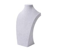 Fxzqgnh Schmuckständer, Schaufensterpuppenhalter, Schmuckbüste für Shows, Showrequisiten, Grau 40cm Höhe