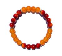 Fycakly Armbänder Silber Niedliches Armband mit Tieranhängern, bezauberndes Design für Kinder und Erwachsene,Verspieltes Accessoire, das jedem Outfit Freude verleiht (Red, 12x9cm)