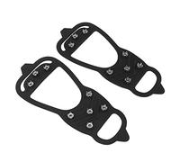 Fyearfly Anti-Rutsch-Eiskrallen Schuhspikes Steigeisen, 8 Stahlspikes, rutschfeste Eisstollen, Schuhspikes, Gehtraktion, Schneegriffe (M)