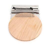 Fyearfly Stopfmaschine Webstuhl-Kit, Mini-Stopfmaschine aus Holz, Flicken, kleine Strickmaschine, Speedweve-Typ, Webwerkzeug für Kinder, Reparatur, Teppich, Socken, Kleidung(21 Hooks)