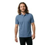 Fynch-Hatton Poloshirt Herren Regular Fit 100% Baumwolle Jersey 2-Knopf-Polokragen L Blau