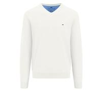 Fynch Hatton 1513211 Pullover Mit V-ausschnitt 2XL New Offwhite