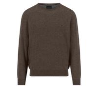 Fynch-Hatton Pullover O-Neck Merino-Kaschmir Feinstrick Braun XXL