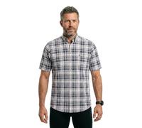 Karohemd FYNCH-HATTON, Herren, Gr. XL, N-Gr, horizon, Web, Obermaterial: 100% Baumwolle, kariert, regular fit normal, gerader Abschluss, Hemden Karohemd, mit Logo Stickerei (77113758-XL)