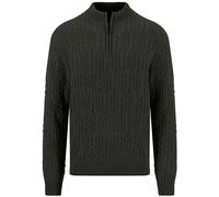Fynch-Hatton Halbzippullover Troyer 1609614 – Zopfmuster, Soft Knit Cable RWS, XXL